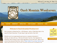 Tablet Screenshot of ozarkmtnwoodcarvers.com